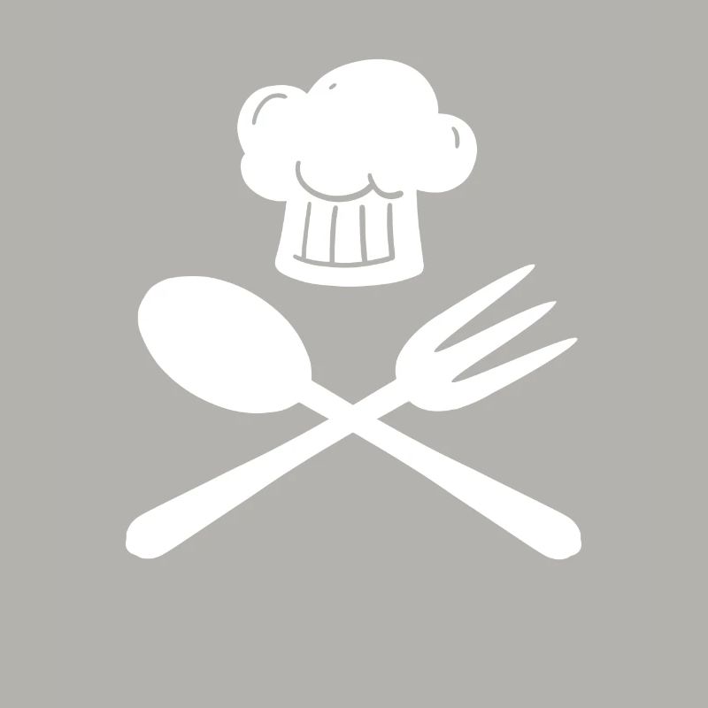 Cooking hat hobby chef spoon fork cook