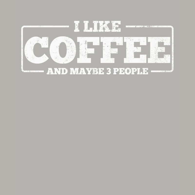 Kaffee introvertiert Kaffeetrinker