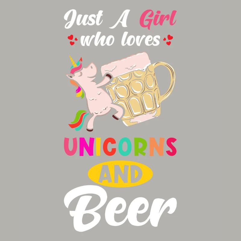 Bier und Einhorn Spruch