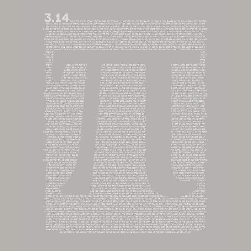 10000 Digits Pi Sign - Math Mathematics - 10k Fun