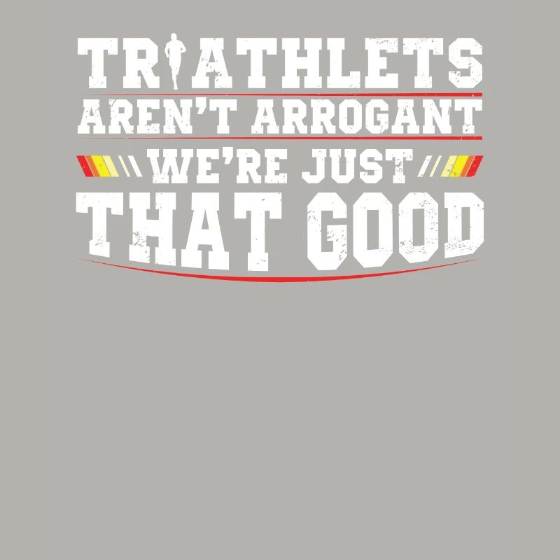 Les triathlètes ne sont pas des triathlons arrogants