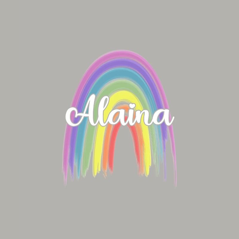 ALAINA Arc-en-ciel Cursive