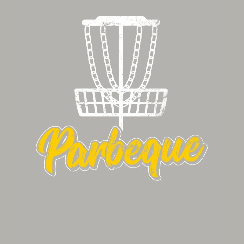 Parbeque Disc Golf Player Funny Frisbee Golf Disc