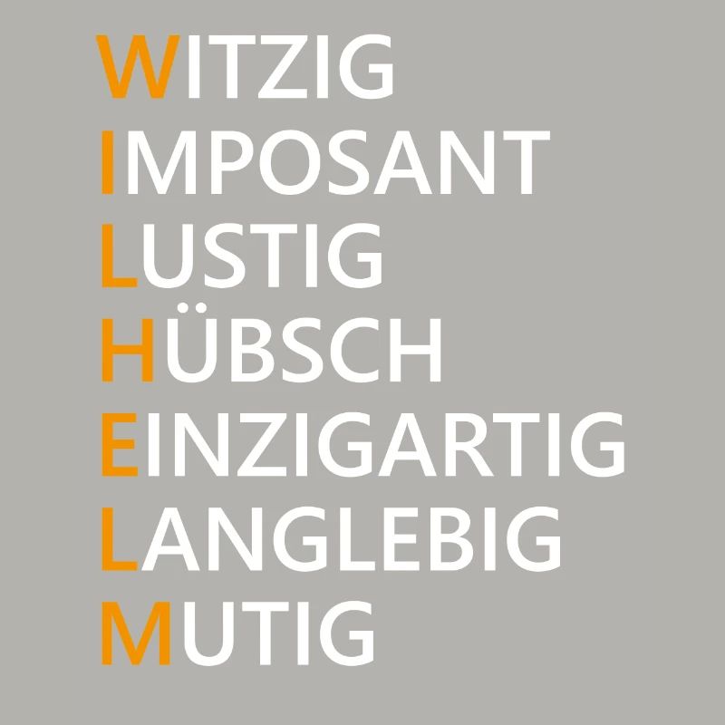 Wilhelm Name Geschenk