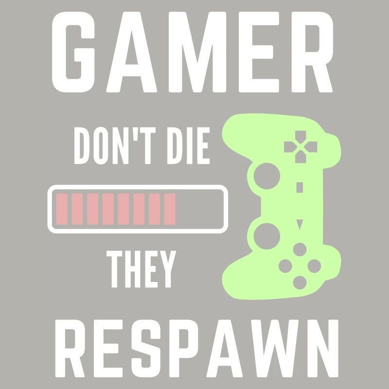 Gamer Joystick Gaming Controller Respawn Spruch 1