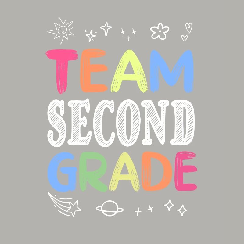 Team Second Grade Back to School Teaching Student