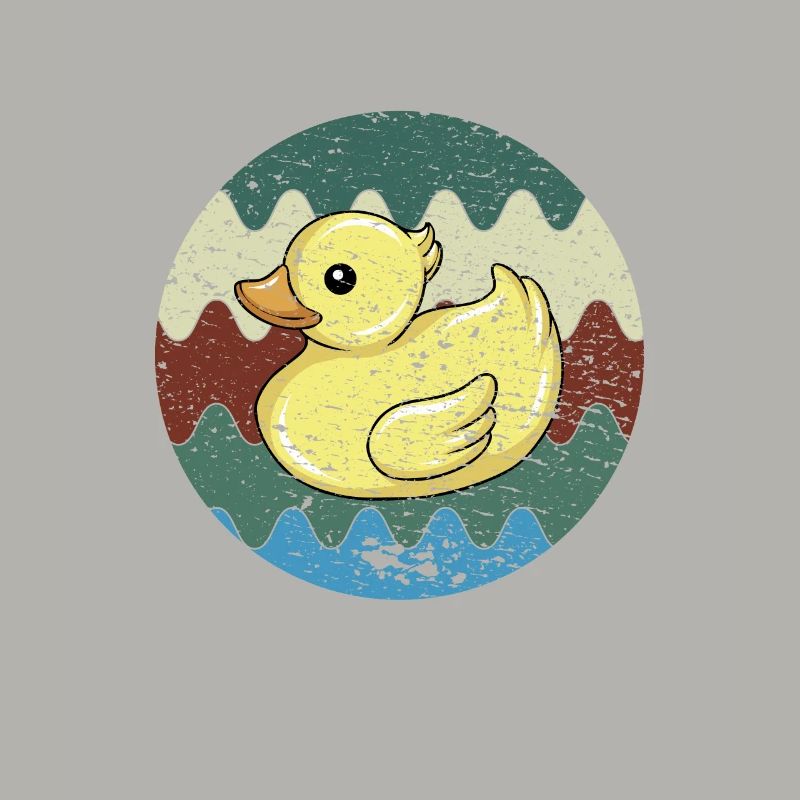 Bath Duck Retro