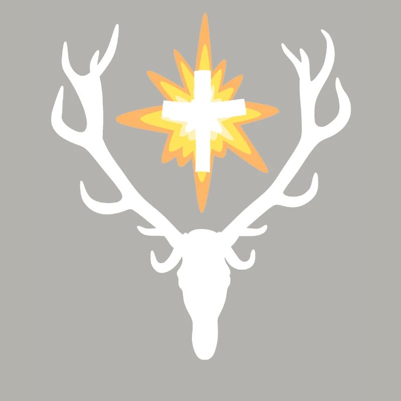 St.Hubertus Hirsch Jagd Waidmann Logo