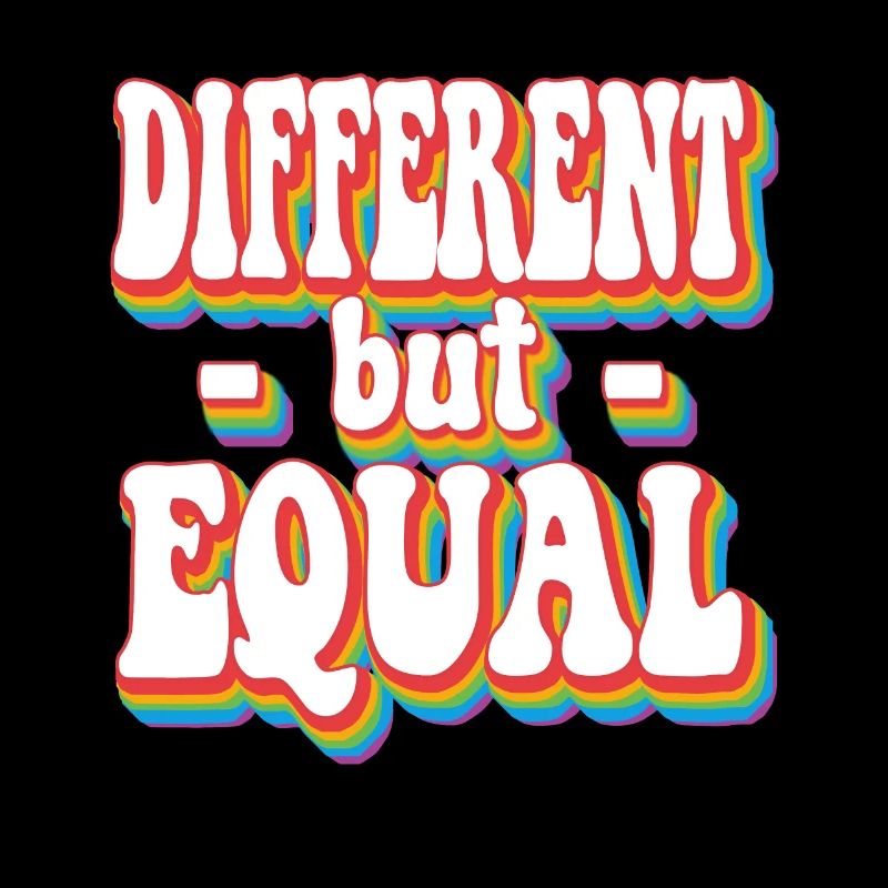 Different But Equal - Pride Rainbow LGBTQ+