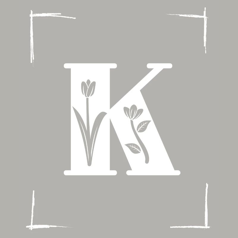 letter K initial
