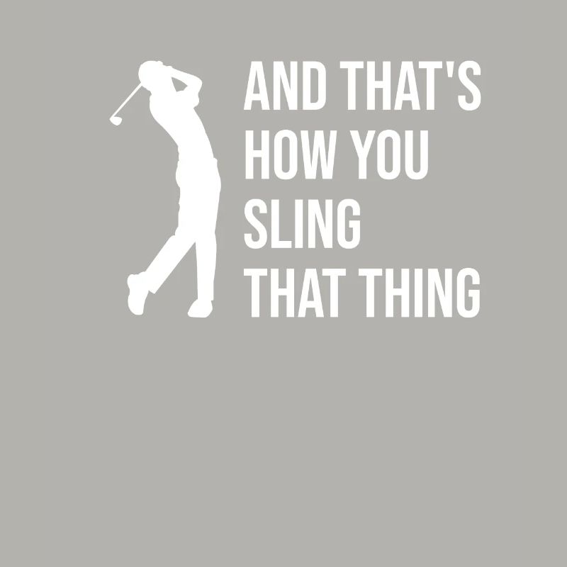 Lustiger Golf Spruch - Comment vous éliminez cette chose