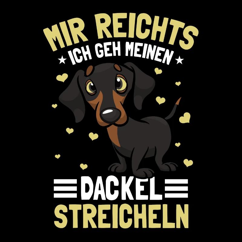 Dachshund Hund Dackel Gassi Spruch