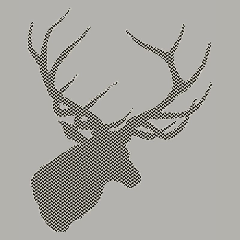 Deer with pattern