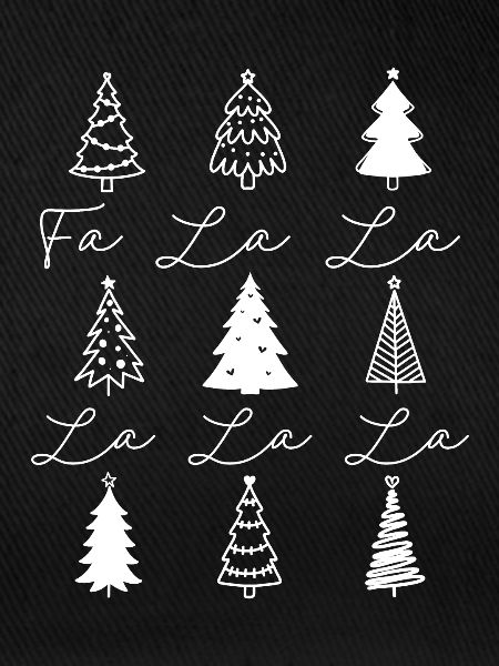 Weihnachtsbäume Fa la la