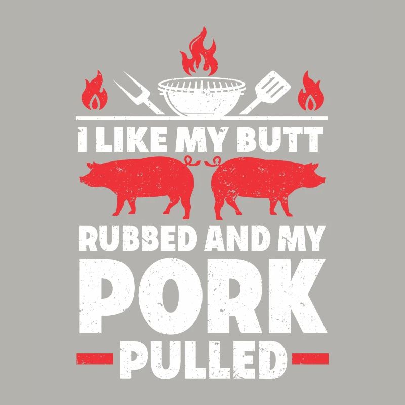 BBQ Pulled Pork Schwein Grill