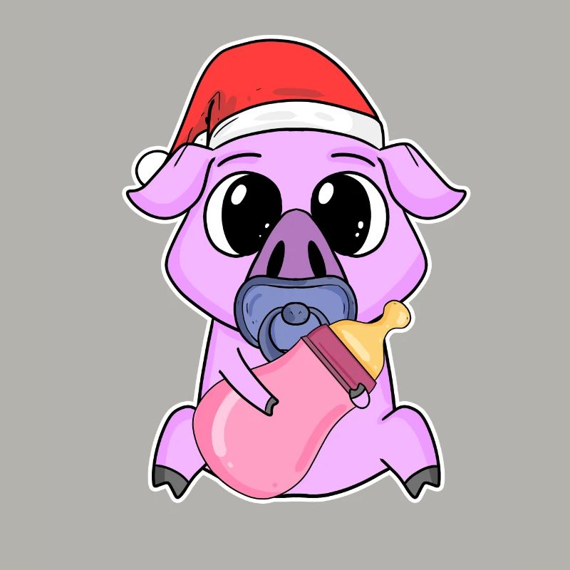 Cochon bébé Noël
