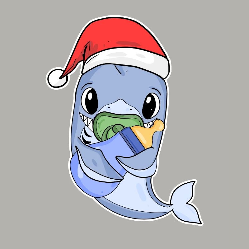 Requin bébé Noël
