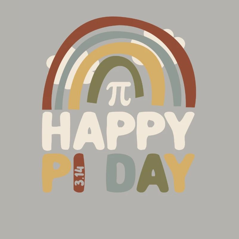 BOHO Regenbogen Happy Pi Day 3.14 Math Geek Teach