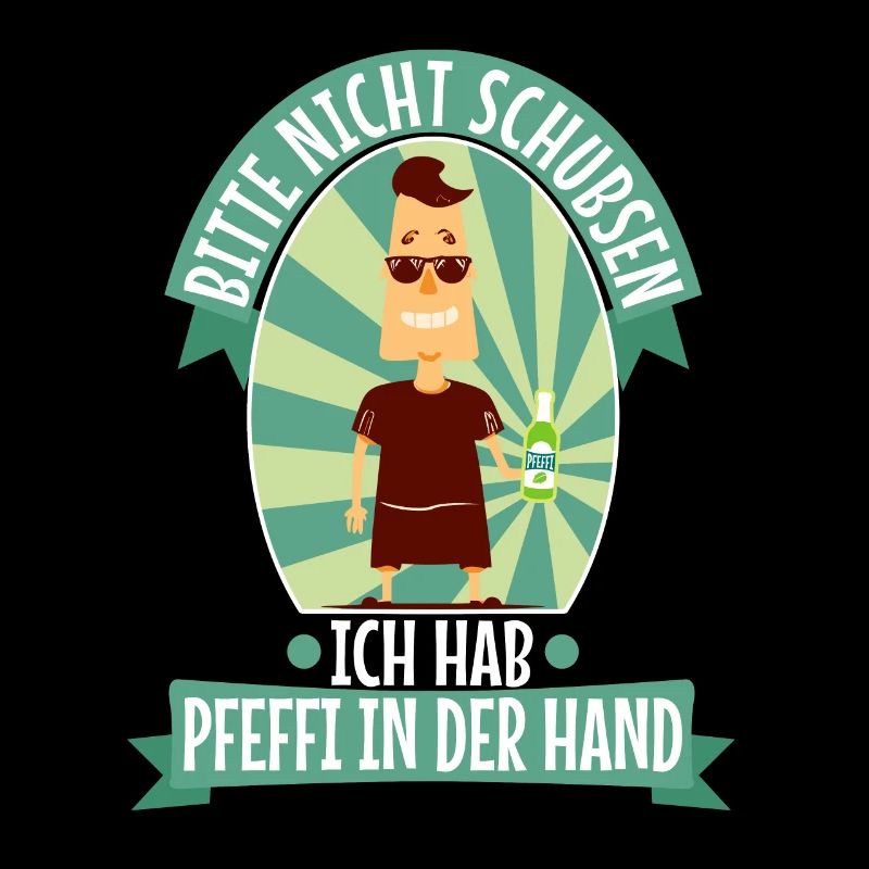 Bitte nicht schubsen ich hab Pfeffi in der Hand