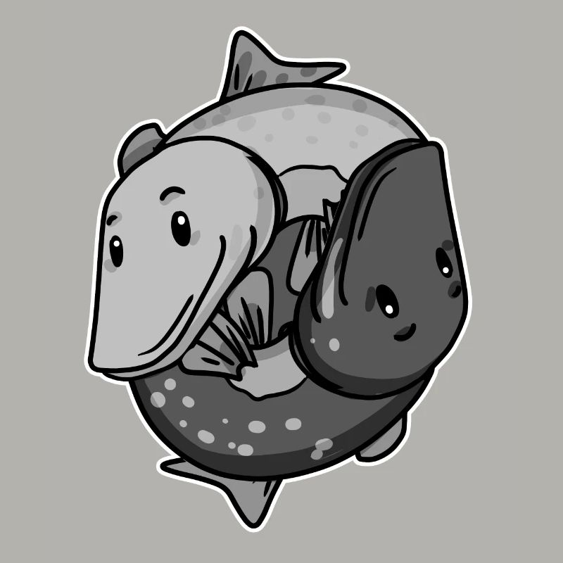 Yin Yang Pike Fish