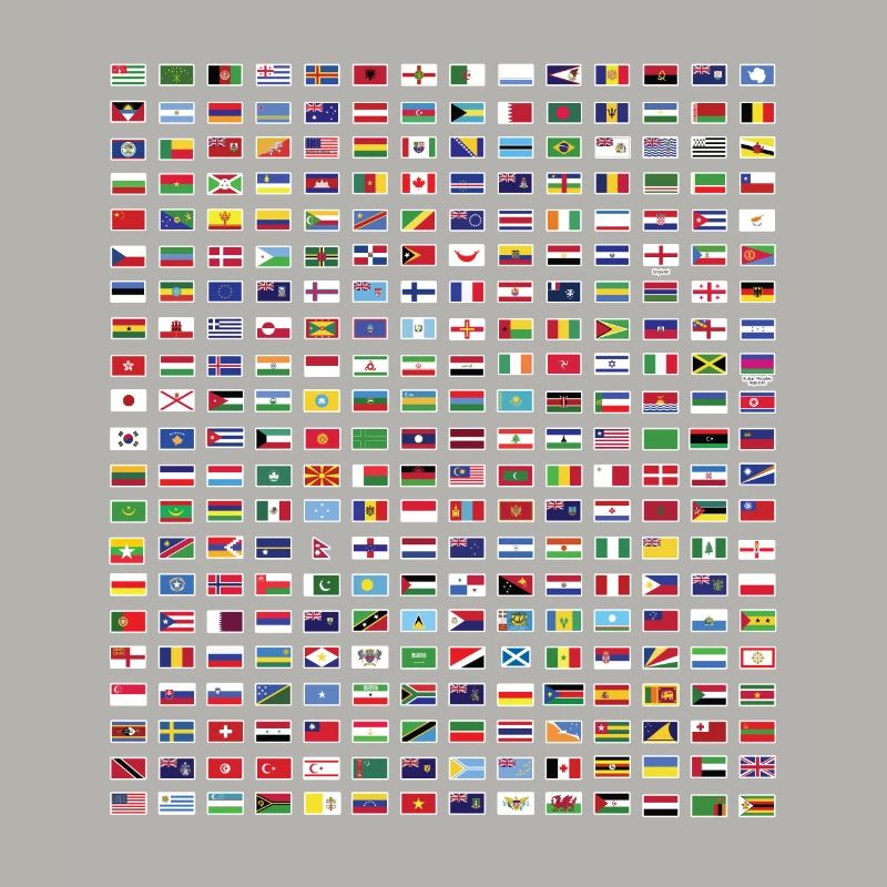 Drapeaux internationaux du monde - Drapeaux des pays