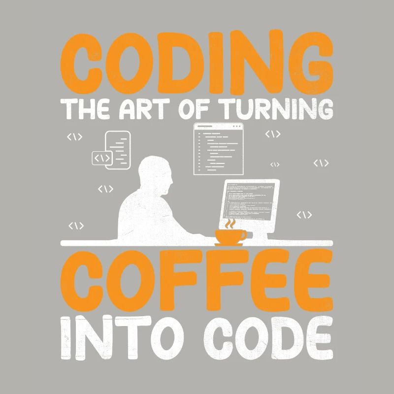Kaffee-Codierung Programmierer Programmierer Entwickler Nerd Coff