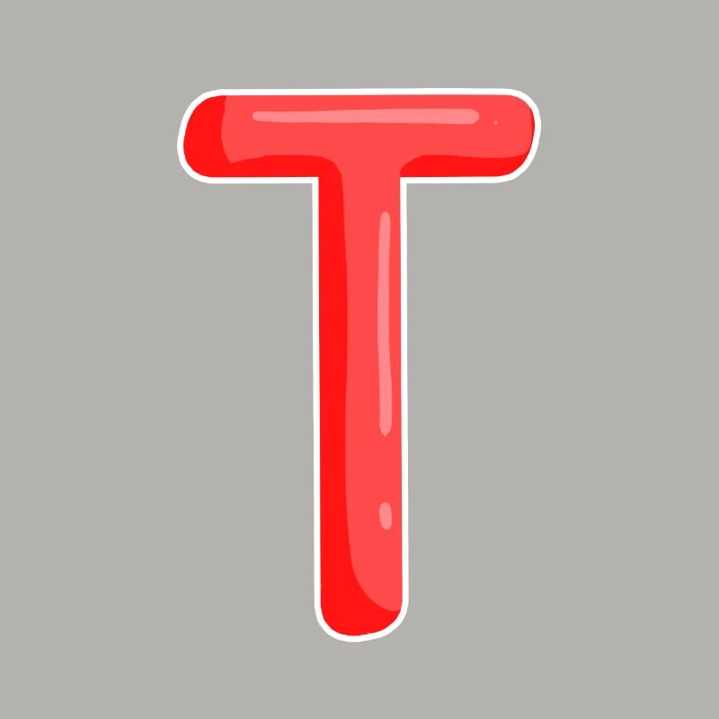 Buchstabe T Anfangsbuchstabe