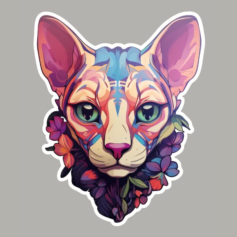 Sphynx-Katzenkopf