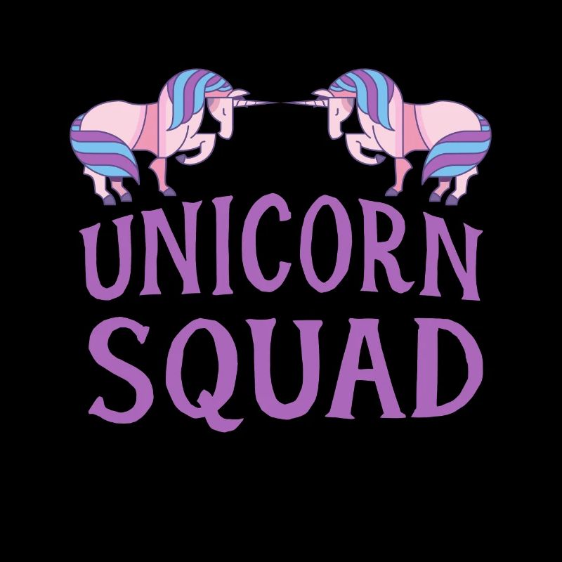 Einhorn Squad Lustig Magisch Regenbogen Einhorn Niedlich