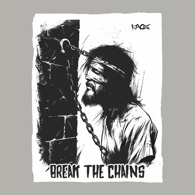 Suffering man, break the chains