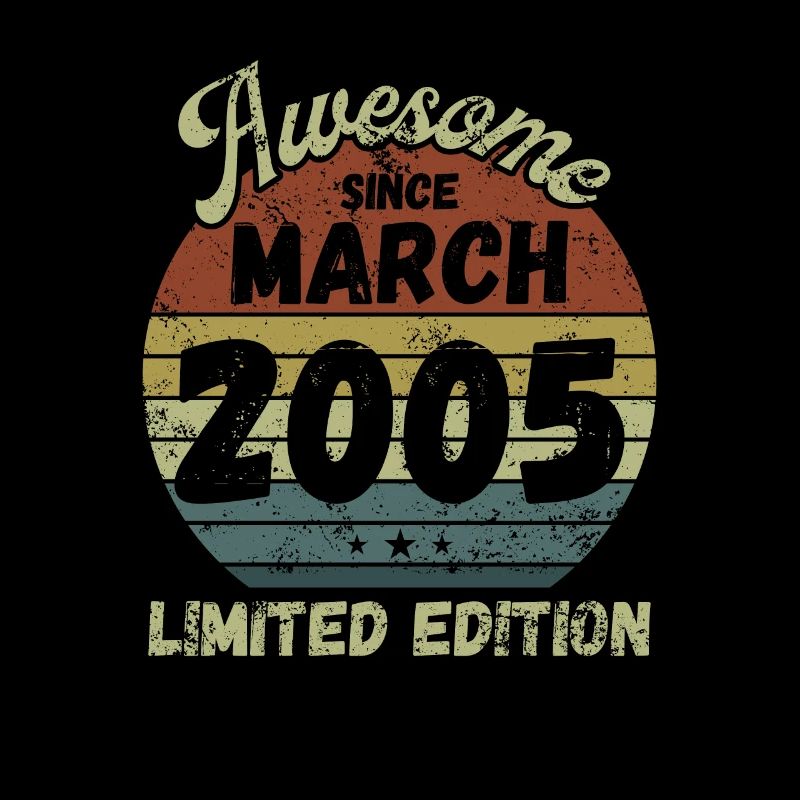 Awesome since March 2005 - Geburtstag