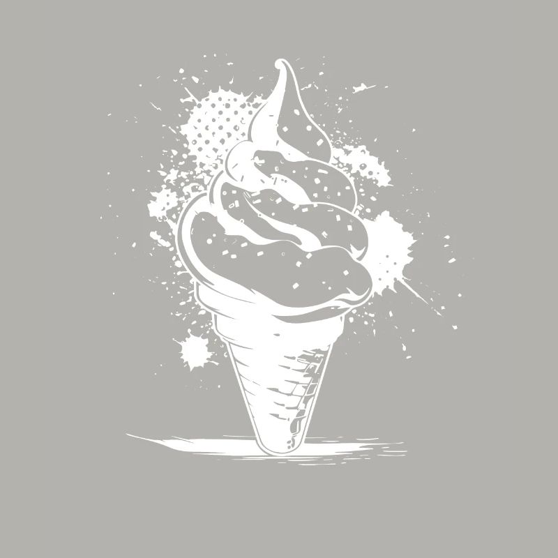 Cornet de crème glacée Dessin