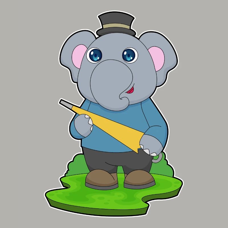 Elefant Regenschirm