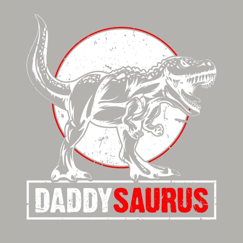 Daddy Saurus T-Rex Dinosaur Men Father's Day