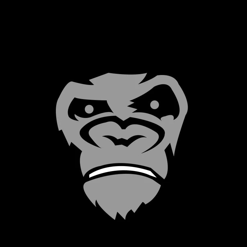 Visage de gorille