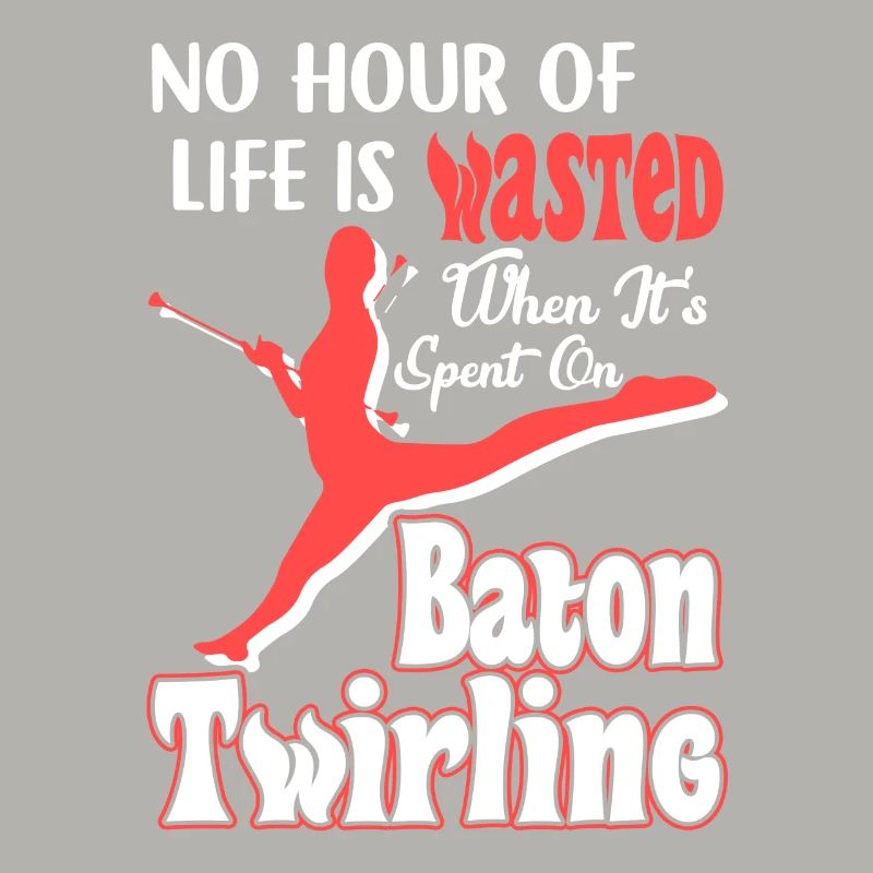 Baton Twirling Spent Time One Baton Twirling