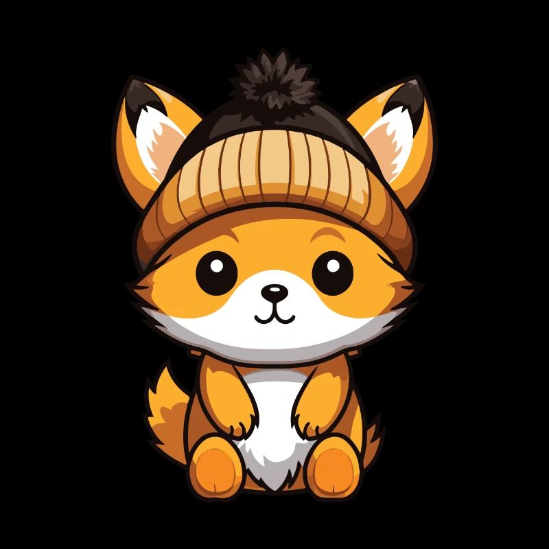 Fox Winter Comic Hat
