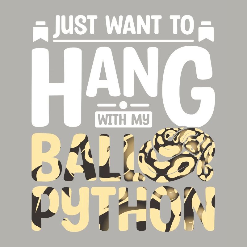 Just want to hang with my ball python