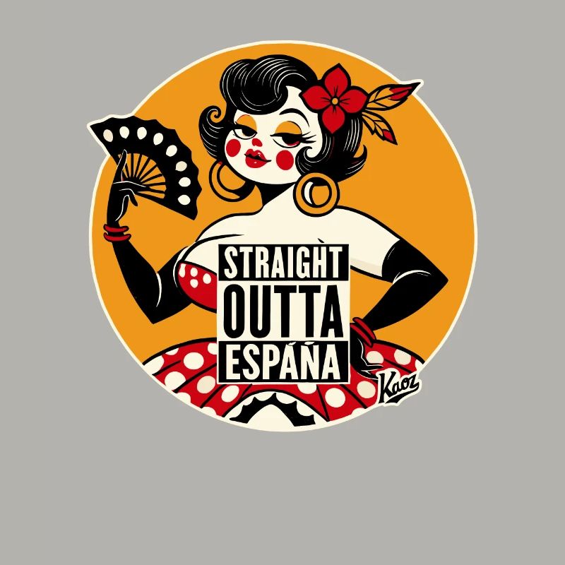 Flamenco Dancer Bombshell Woman: Directly from Spain
