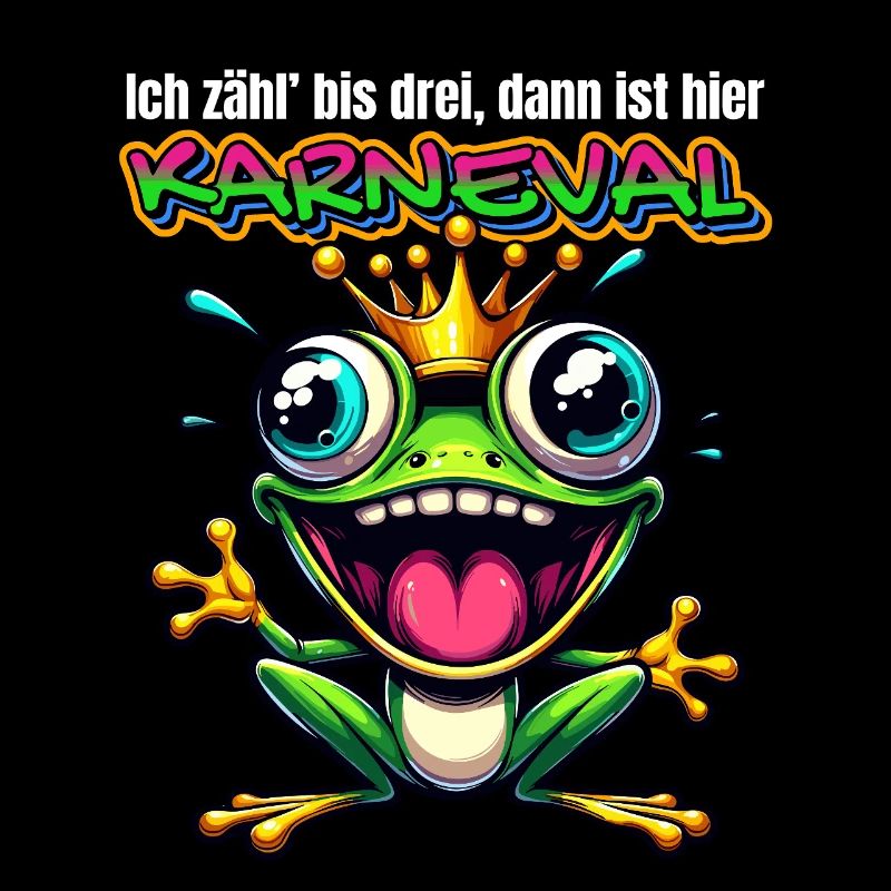 Carnival Frog Frog Prince Cologne Alaaf Funny