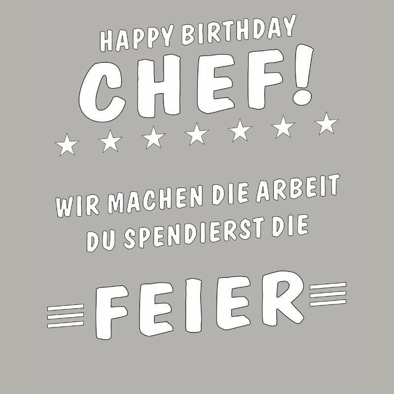 JOYEUX ANNIVERSAIRE CHEF