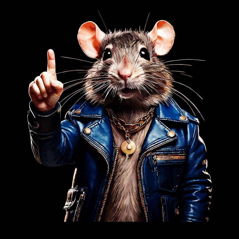 RAT raises index finger
