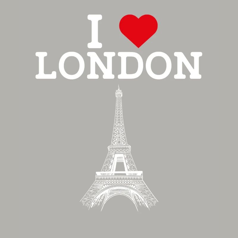 J’aime Londres Tour Eiffel Royaume-Uni Drapeau