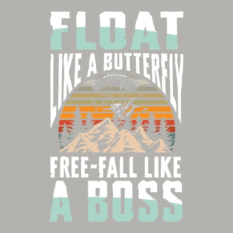 Float like a butterfly, free fall like