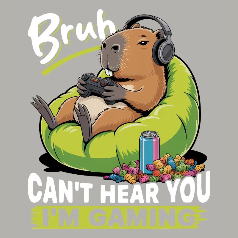 Capybara Gamer Gaming