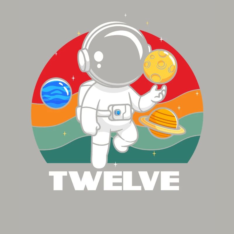 Astronaut Zwölf Geburtstag Abenteuer