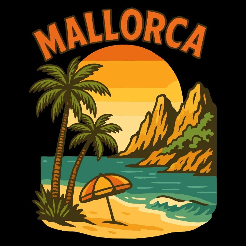 Mallorca Retro Sommerdesign