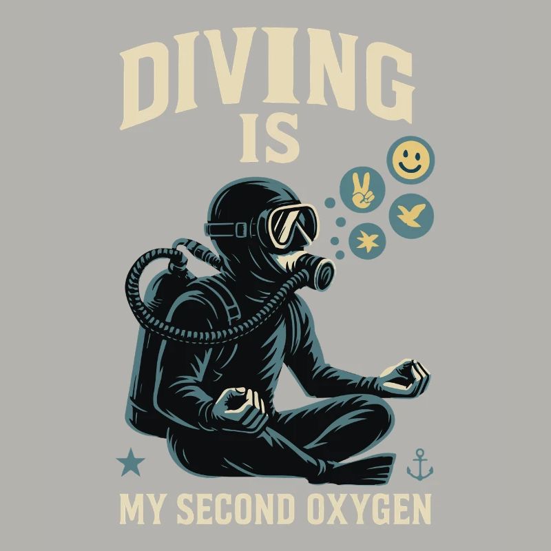 Diving is my second oxygen ocean diver