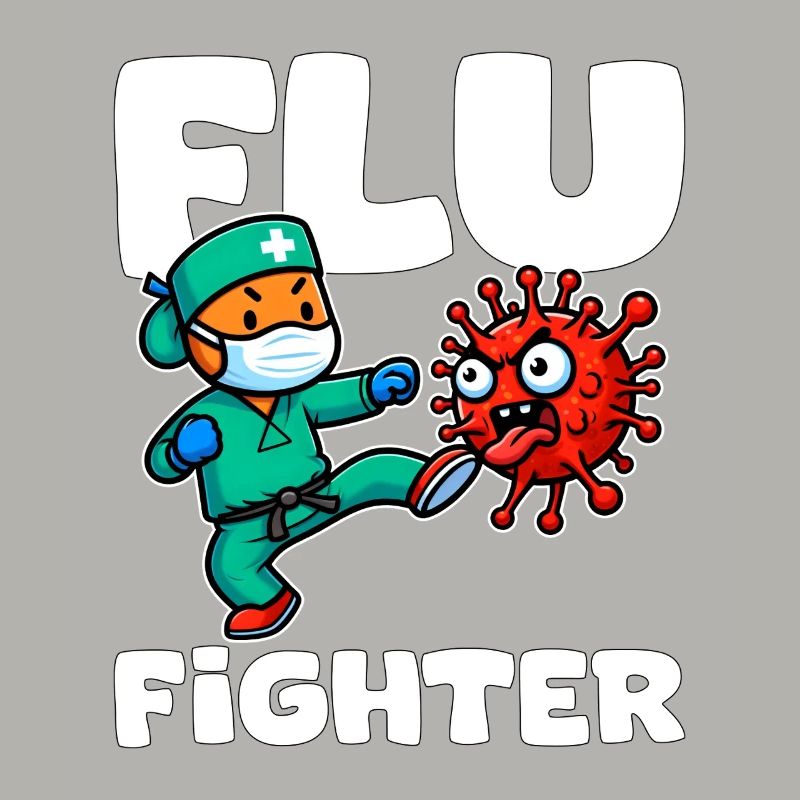FLU FIGHTER - KRANKENSCHWESTER GESCHENK