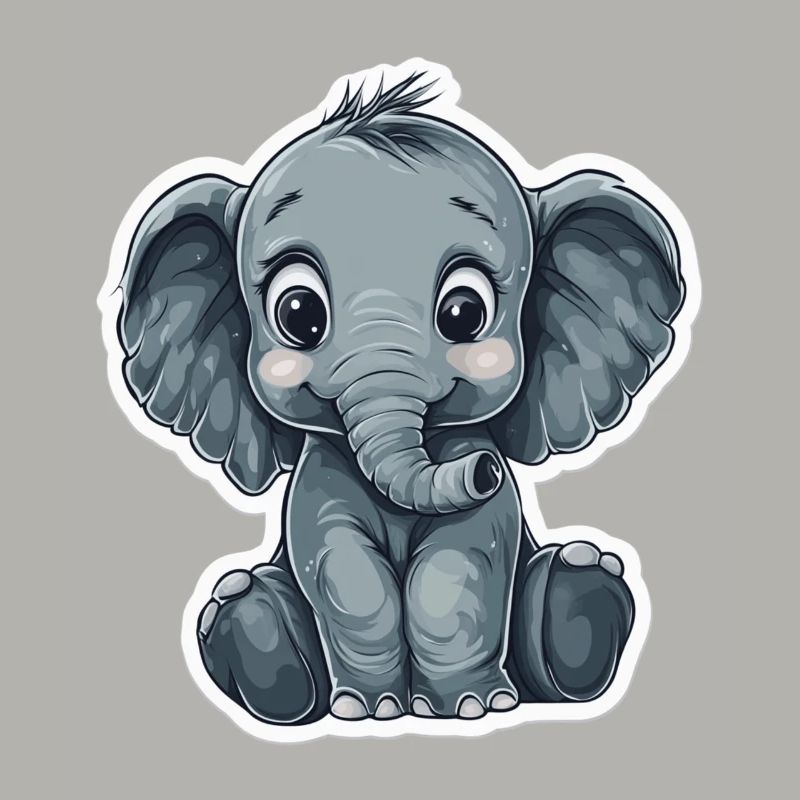 Cute elephant – gift idea for animal lovers